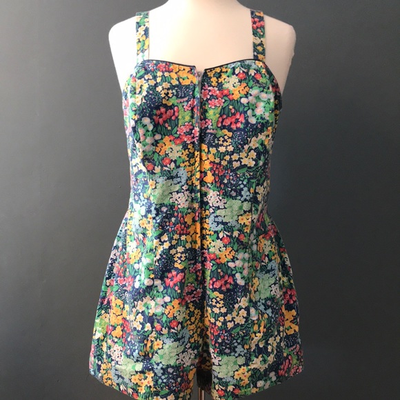 Vintage Other - Vintage Floral Ceeb Romper
